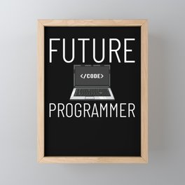 Coding Programmer Gift Medical Computer Developer Framed Mini Art Print