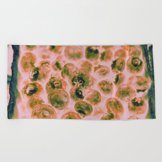 Strange Berries Beach Towel
