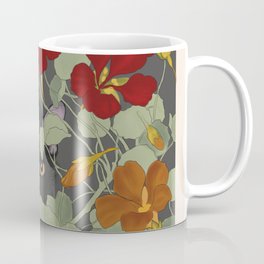 Nasturtium Cat Coffee Mug