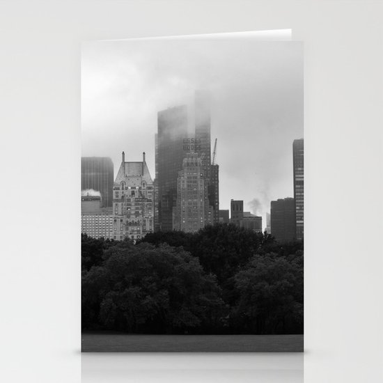 fog in city... Stationery Cards