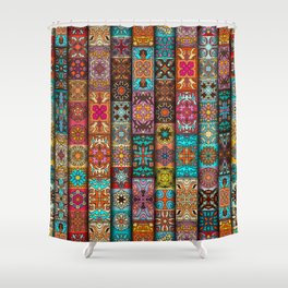 Boho Chic, Tribal Pattern Shower Curtain