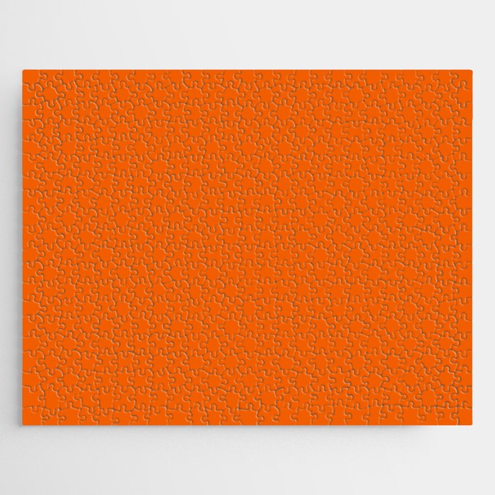 Joyful Jumble Bright Orange Jigsaw Puzzle