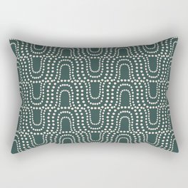 Up Stream (Highland Green) Rectangular Pillow