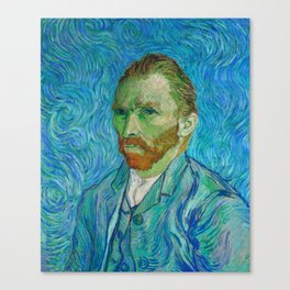 Self-Portrait, 1889 by Vincent van Gogh Canvas Print