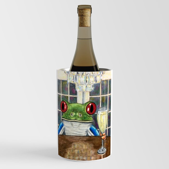 "Bubbly" - Frogs After Five collection Wine Chiller