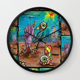 Eat me Gently Wall Clock