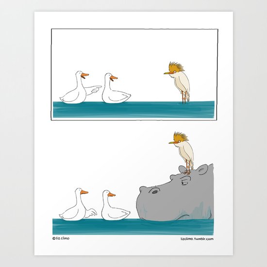 Be Nice Art Print