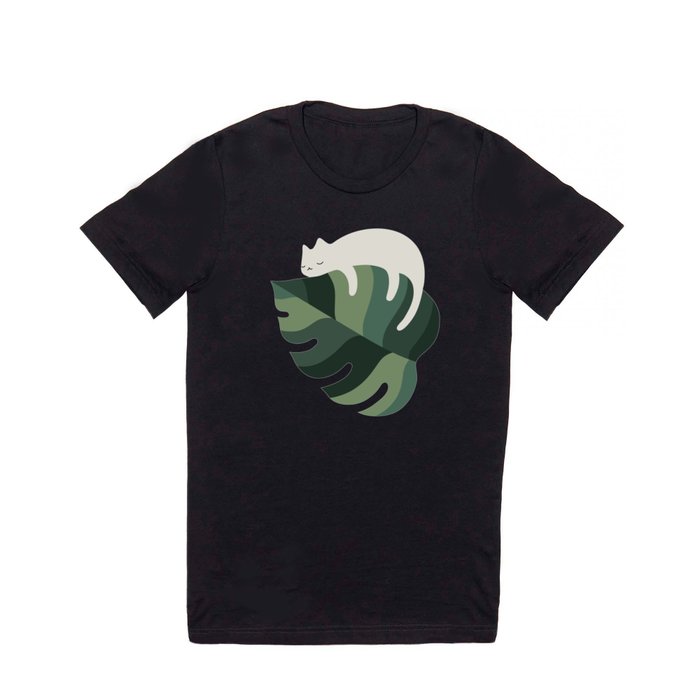 Cat and Plant 10 T Shirt