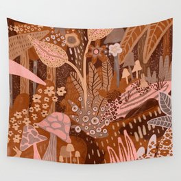 Terracotta Forest Wall Tapestry