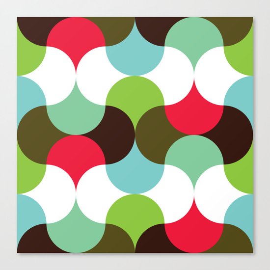 Geometric Pattern #8 (waves) Canvas Print