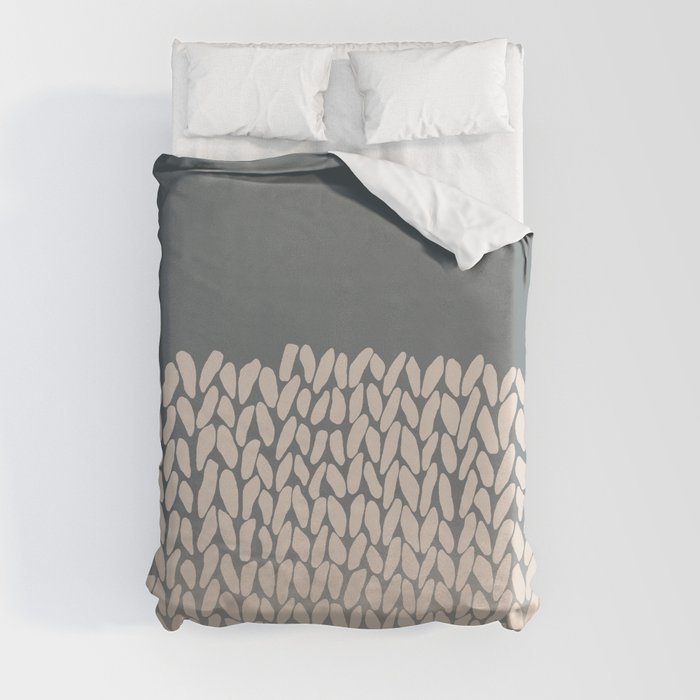 Half Knit Ombre Nat Duvet Cover