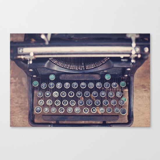 qwerty Canvas Print