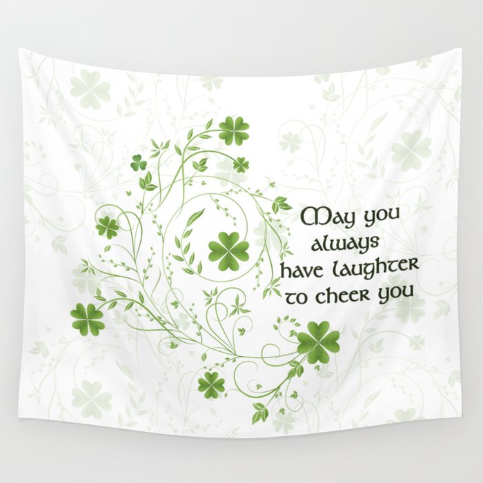 St. Patrick's Day Irish Blessing Wall Tapestry
