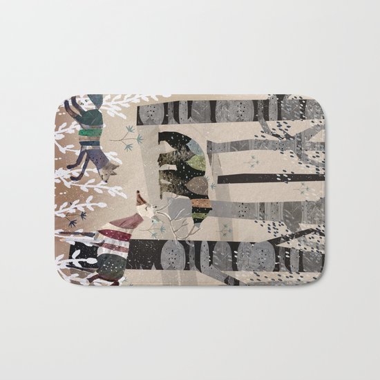 Forest in Sweater Bath Mat
