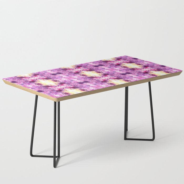 Purple Tye-Dye Kaleidoscope Coffee Table
