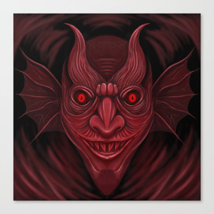 Image of Satan Canvas Print