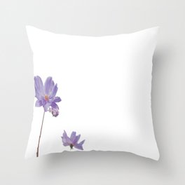 purple flower Throw Pillow