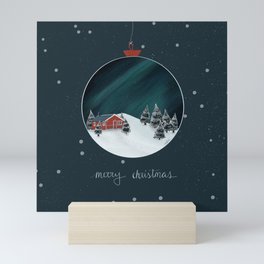 Aurora Snowball Mini Art Print