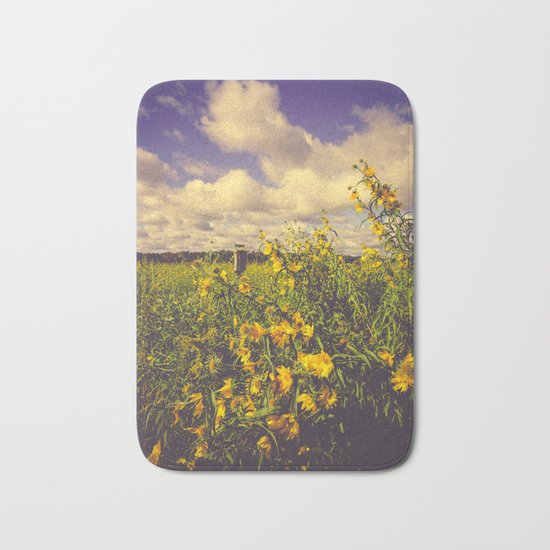 Field of Happiness Bath Mat