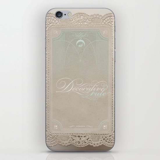 Decorative Rule iPhone & iPod Skin