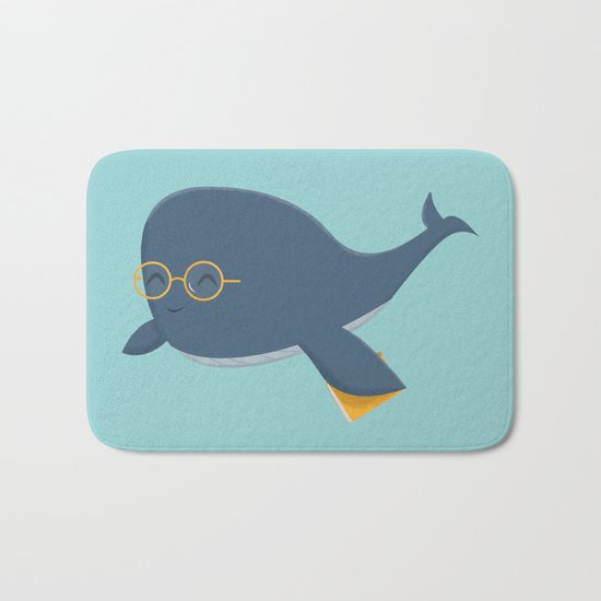 Ms. Whale Bath Mat
