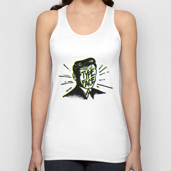 Typeface Unisex Tank Top