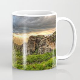 Monasteries on the top of Giant rocks seem miraculous and make Meteora one of the most spectacular places in Greece. Coffee Mug