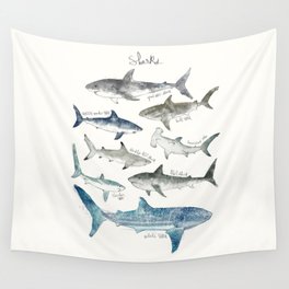 Sharks Wall Tapestry