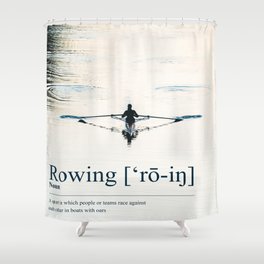 Rowing Shower Curtain