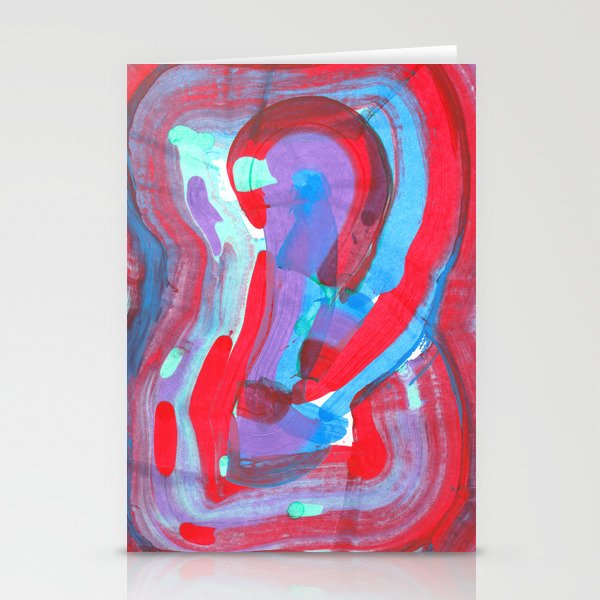 Blue and red Stationery Cards