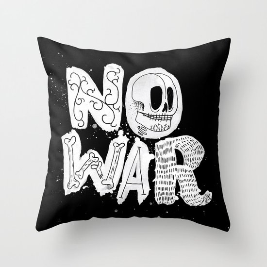 No War Throw Pillow