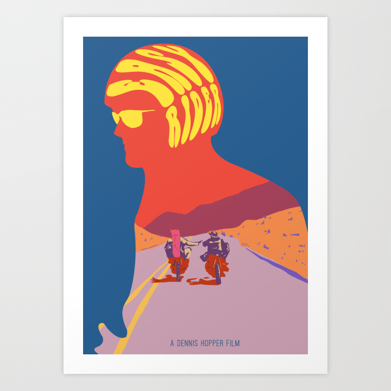 Easy Rider Wall Poster Great Format A0 Wide Print 