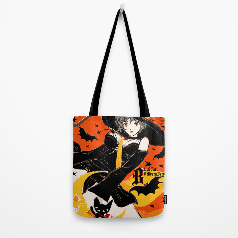 Black Cat S Delivery Service Tote Bag By Chandelina Society6