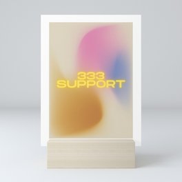 Angel Number: Aura 333 Support Mini Art Print