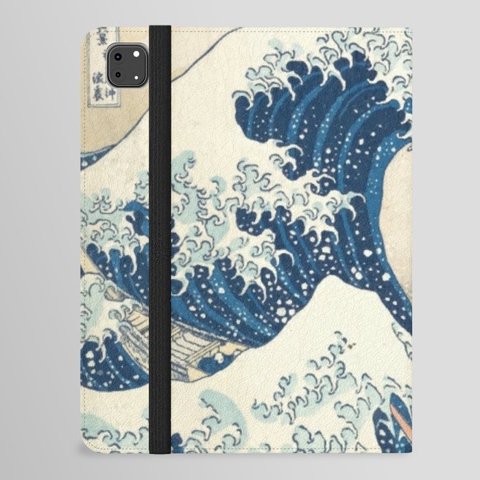 The Great Wave off Kanagawa - Japanese Vintage Art  iPad Folio Case