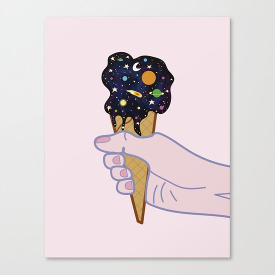 Universe flavour Canvas Print