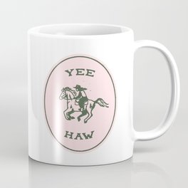Yee Haw in Pink Mug