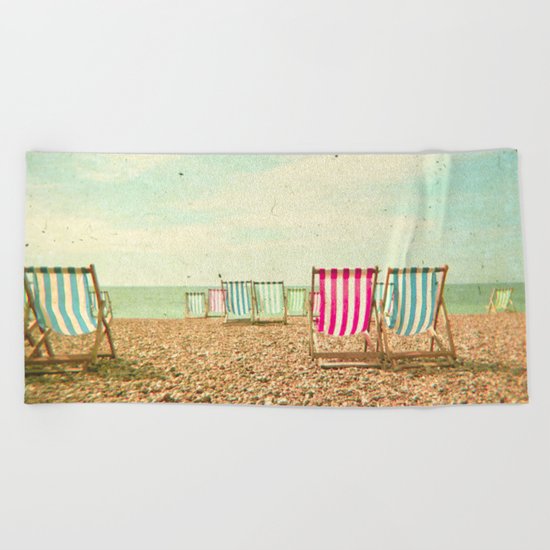 Deckchairs Beach Towel