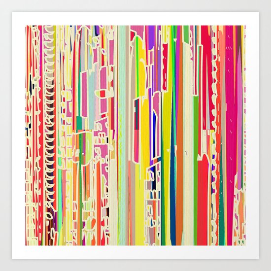 Citric Acid Art Print
