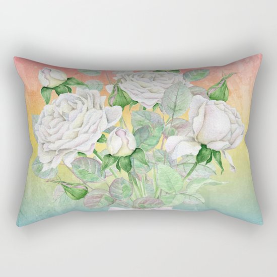 Flowers bouquet #25 Rectangular Pillow