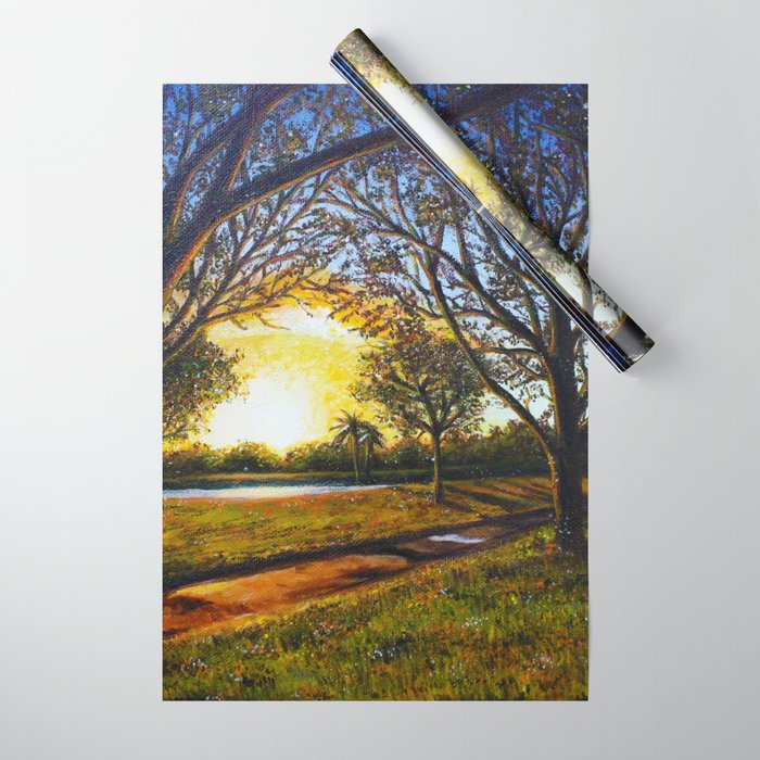 Sunset Stroll Wrapping Paper