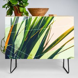 Palm and triangles Credenza