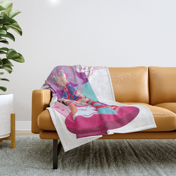 Katsu-Chan Throw Blanket