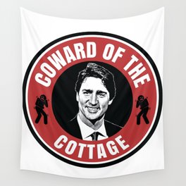 Coward of the cottage Wall Tapestry