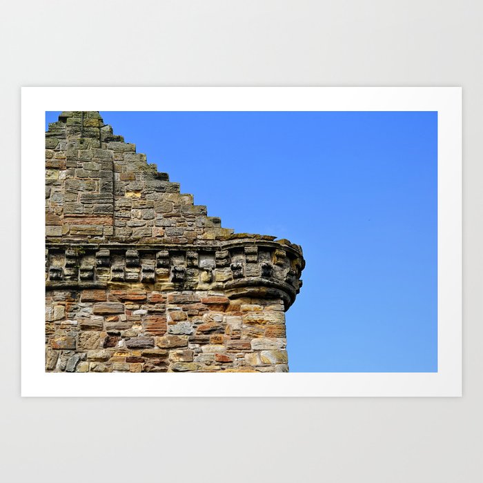 Edinburgh Castle & Sky Art Print