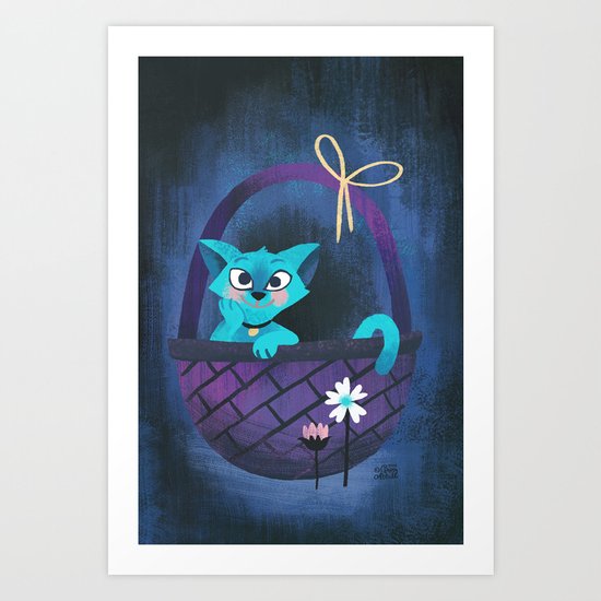 Something Blue Art Print