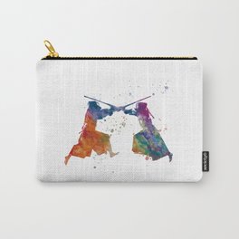 watercolor kendo match Carry-All Pouch