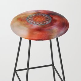 No Doubts Abstract Red Wine Colored Art Bar Stool