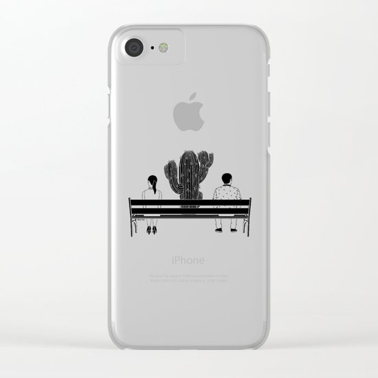 Loud Silence Between Us Clear iPhone Case