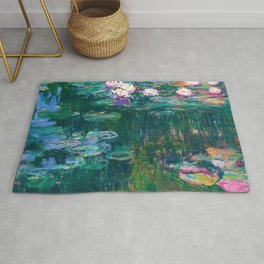 Water Lilies Area & Throw Rug